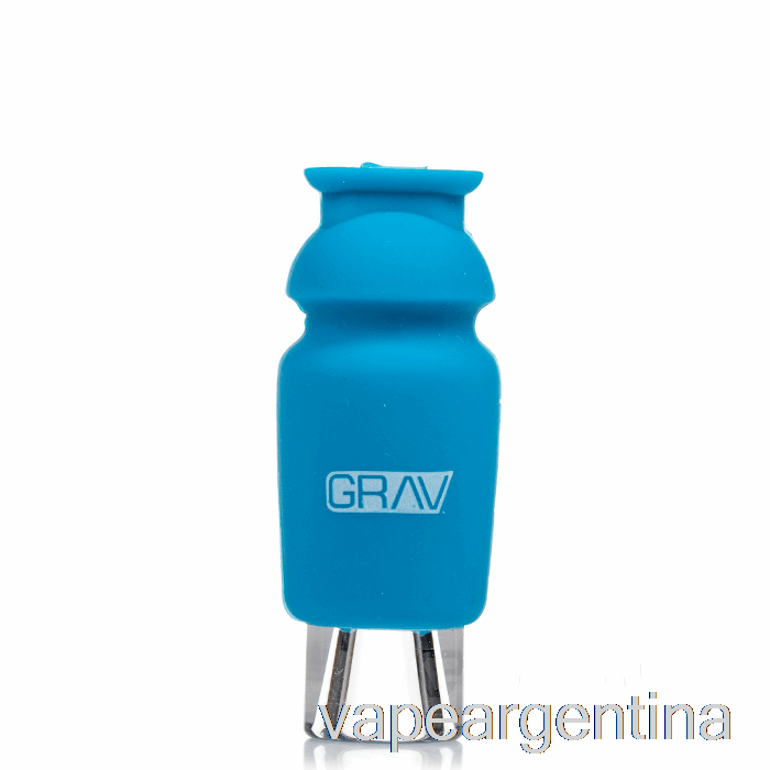 Grav Muleta De Vidrio Con Tapa De Silicona Azul Vape Argentina